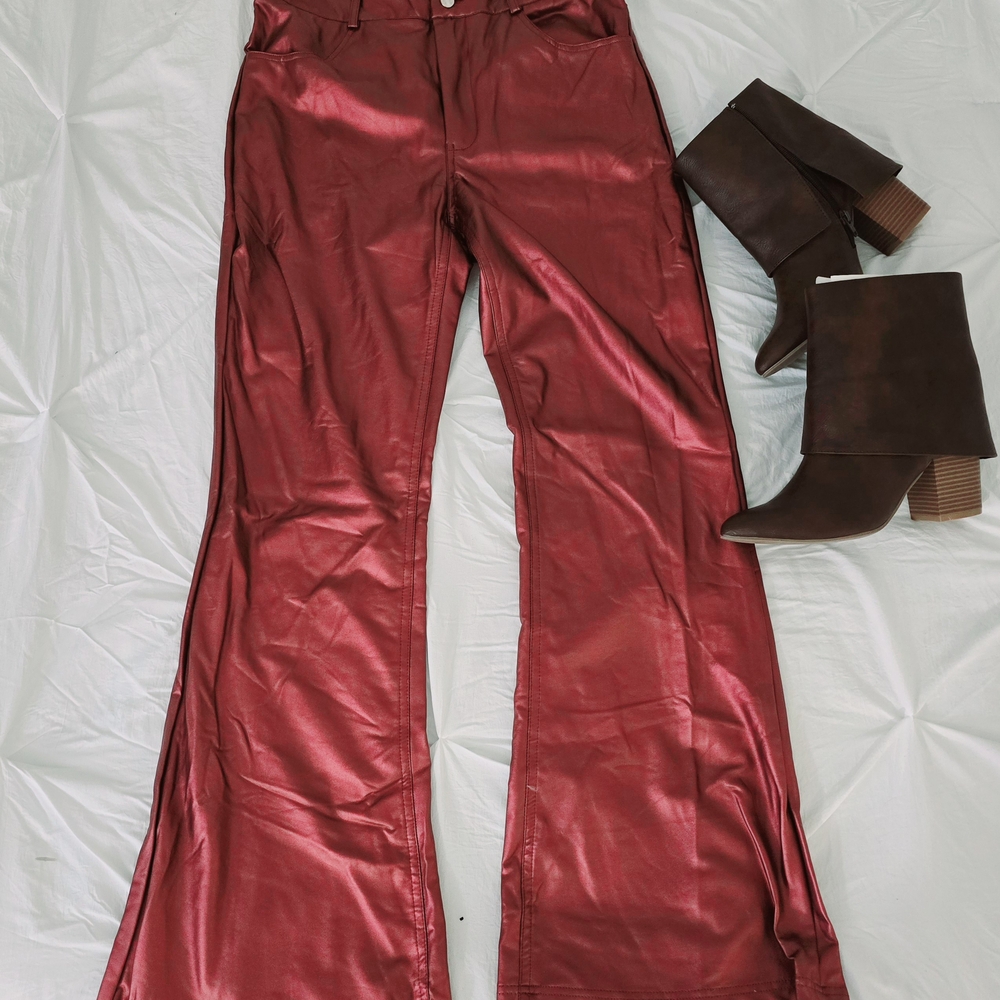 Women's Burgundy Pants
